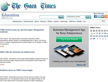 Tablet Screenshot of education.gaeatimes.com