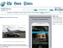 Tablet Screenshot of oddities.gaeatimes.com